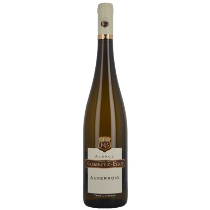 AOP Alsace Sec Blanc Domaine Kuentz Bas Auxerrois Trois Chateaux Bio 2024