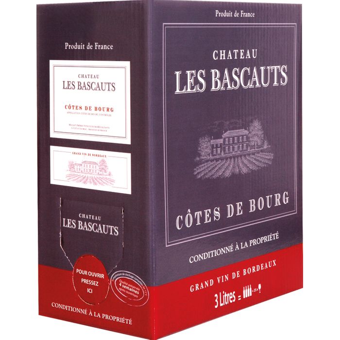 AOP Côtes de Bourg Rouge Château les Bascauts