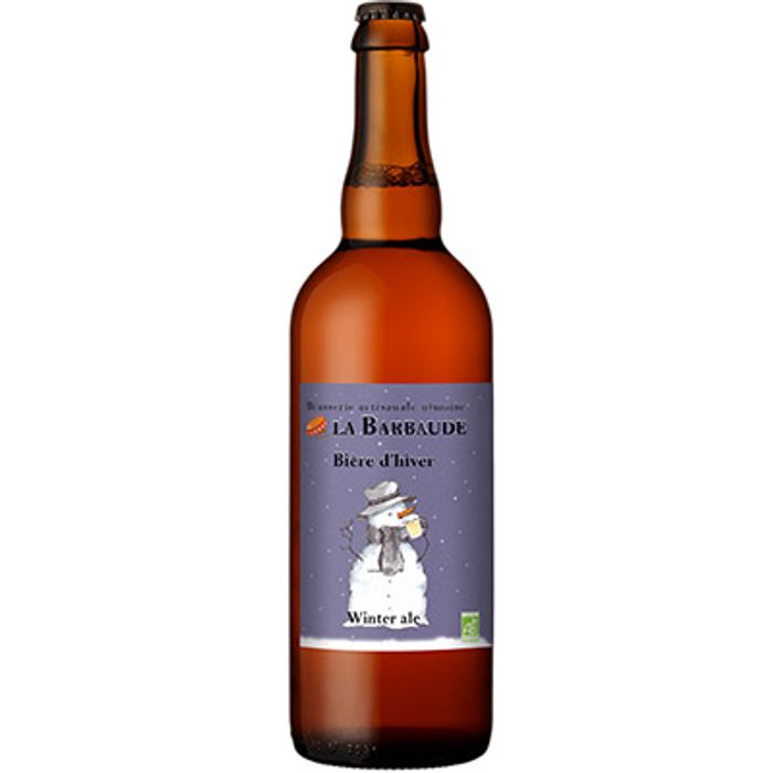 Bière Pale Ale La Barbaude D'Hiver Ambrée Bio 5°