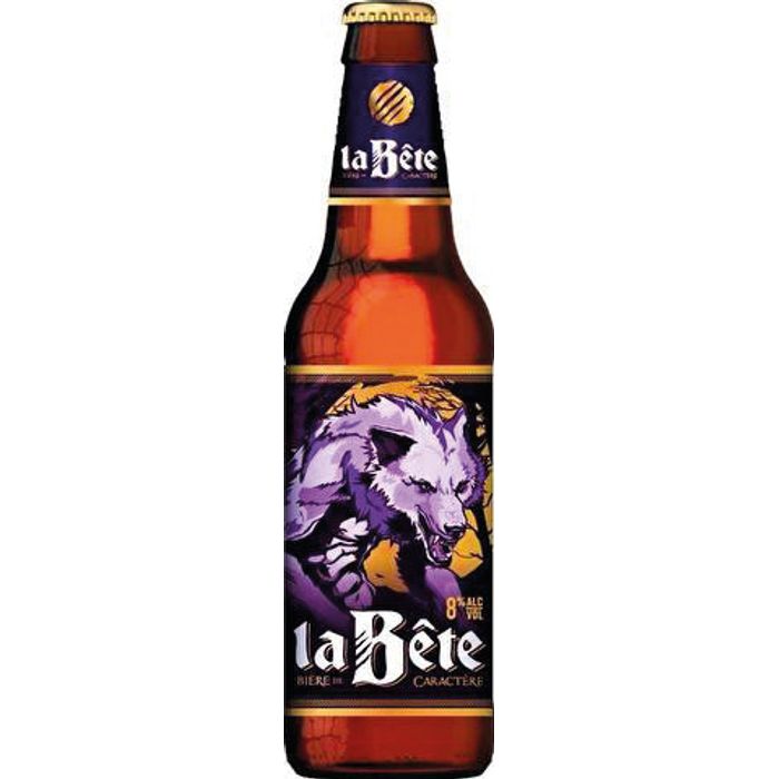Bière Amber Lager La Bete   Ambrée 8°