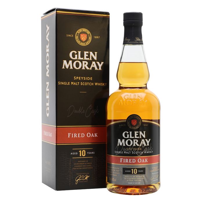 Single Malt Whisky Glen Moray Fired Oak 10 ans 40°