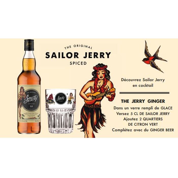 Rhum Épicé Sailor Jerry   40°