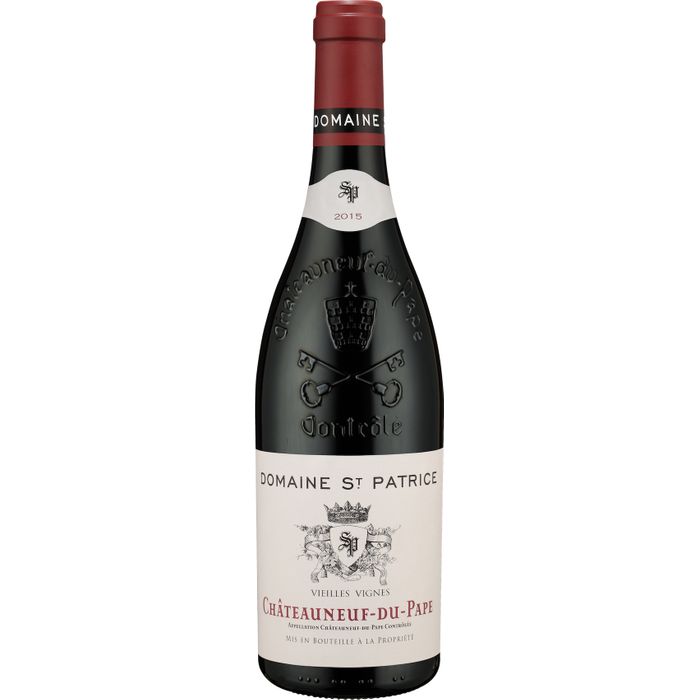 AOP Châteauneuf-du-Pape Rouge Domaine Saint Patrice   2015