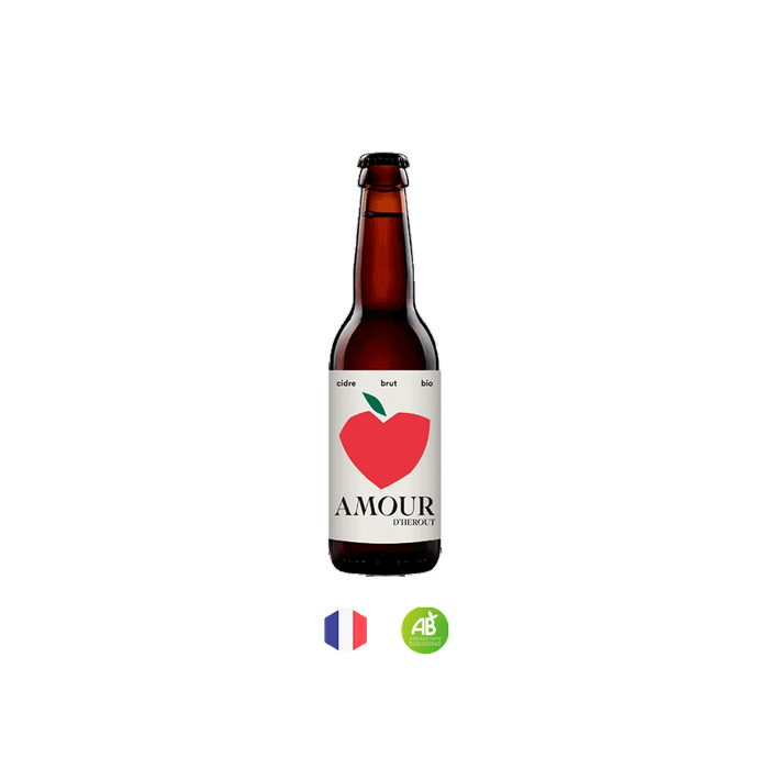 Cidre brut Amour d'Herout   Bio 4.5°