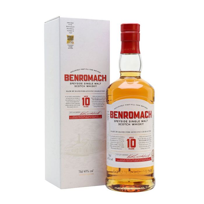 Single Malt Whisky Benromach   10 ans 43°