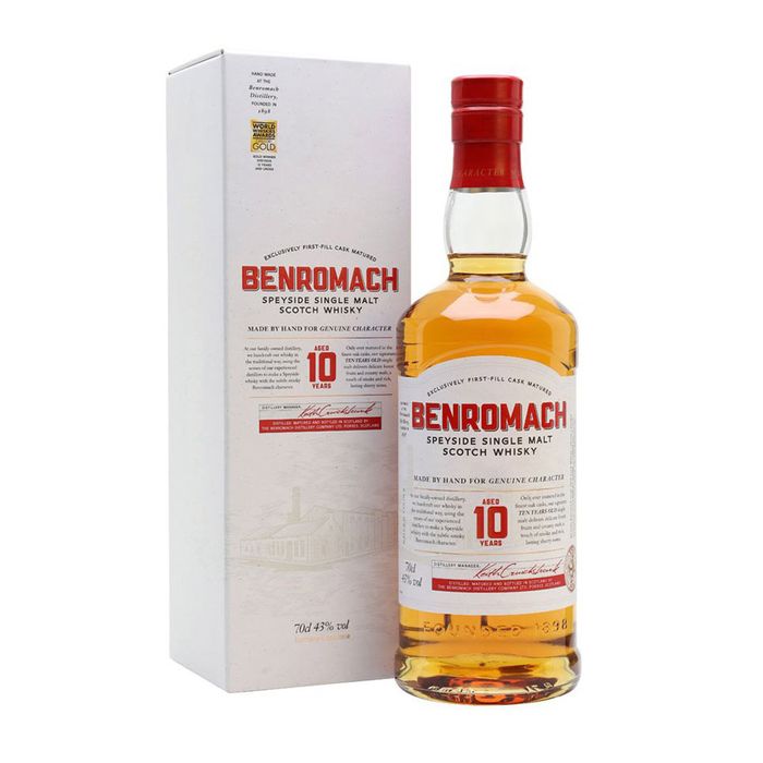 Single Malt Whisky Benromach   10 ans 43°