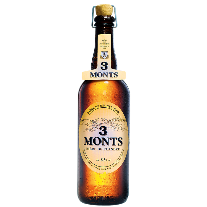 Bière Amber Ale Trois Monts   Blonde 8.5°