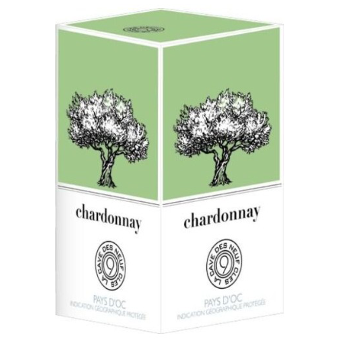 IGP Pays d'Oc Blanc 9 Cles chardonnay