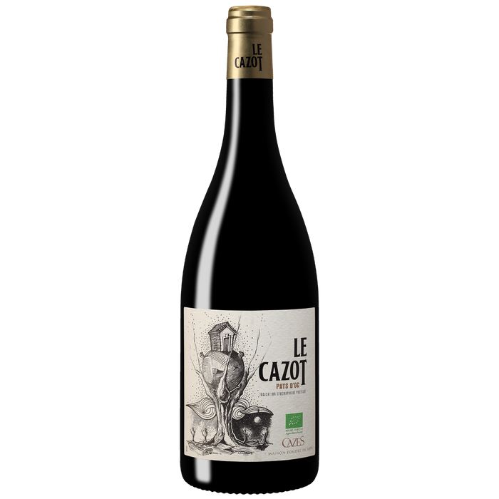 IGP Pays d'Oc Rouge Domaine Cazes Le Cazot Bio 2017