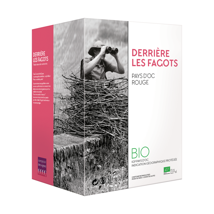 IGP Pays d'Oc Rouge Derriere Les Fagots   Bio 2021