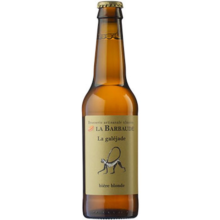 Bière Pale Ale La Barbaude   Blonde Bio 5.4°