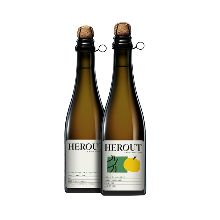 Cidre demi-sec Herout Gourmande Bio 4°