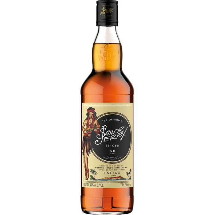 Boisson spiritueuse à base de Rhum Sailor Jerry   40°