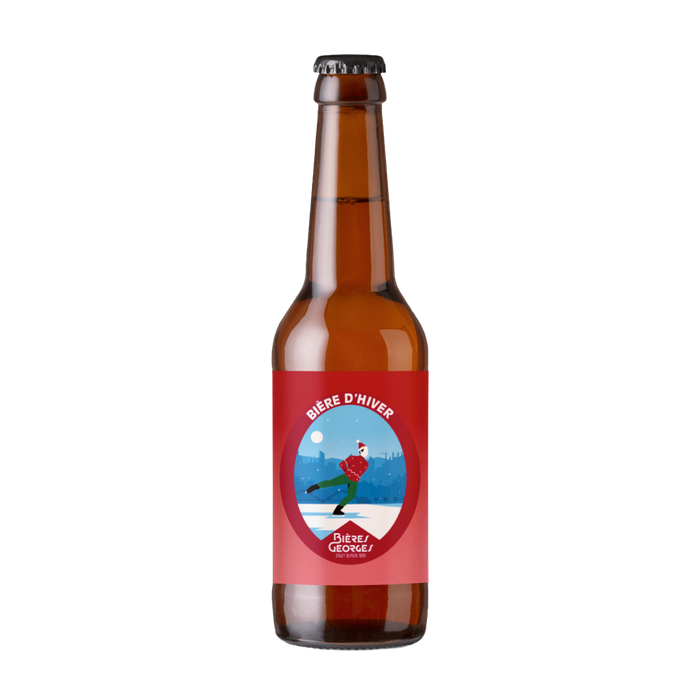 Bière Amber Ale Georges Hiver Ambrée 6°