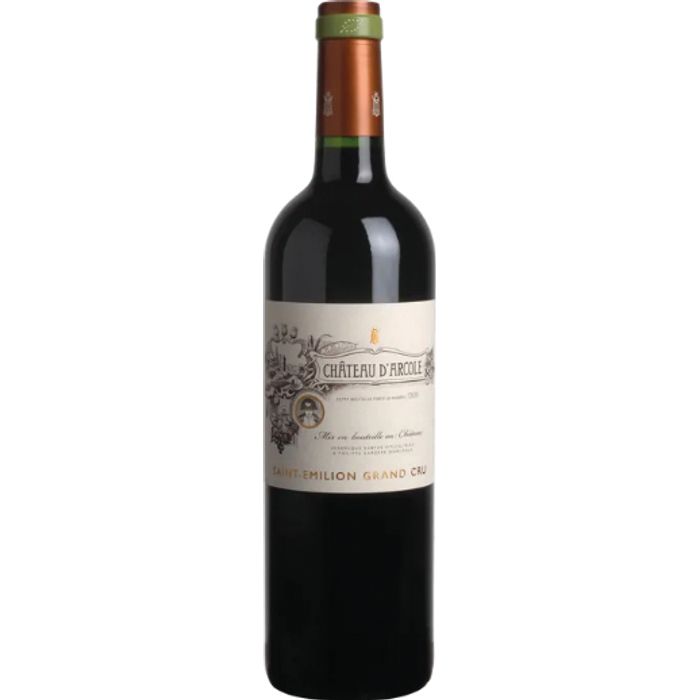 AOP Saint-Emilion grand cru Rouge Château d'Arcole   Bio 2021