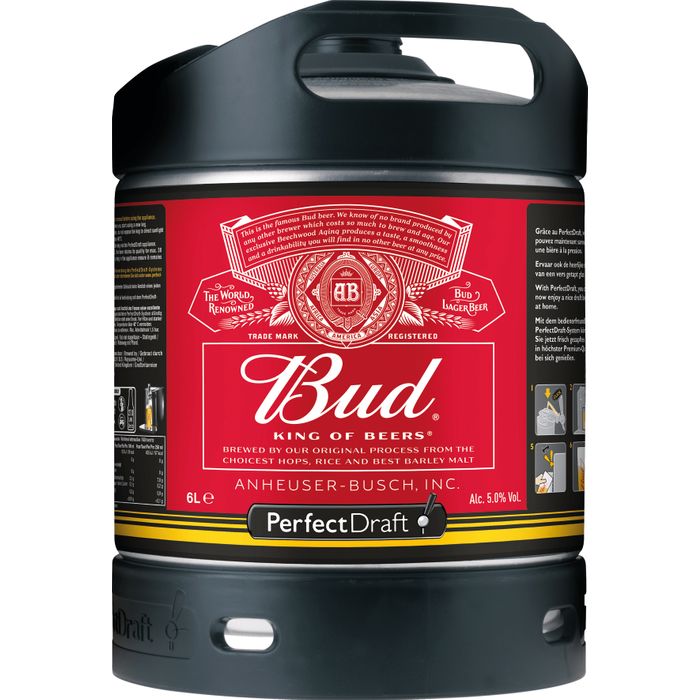 Bière Pale Lager Bud   Blonde 5°