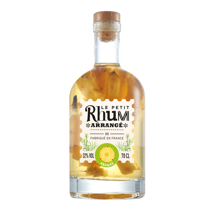 Boisson spiritueuse à base de Rhum Petit Rhum Arrange   Ananas 32°