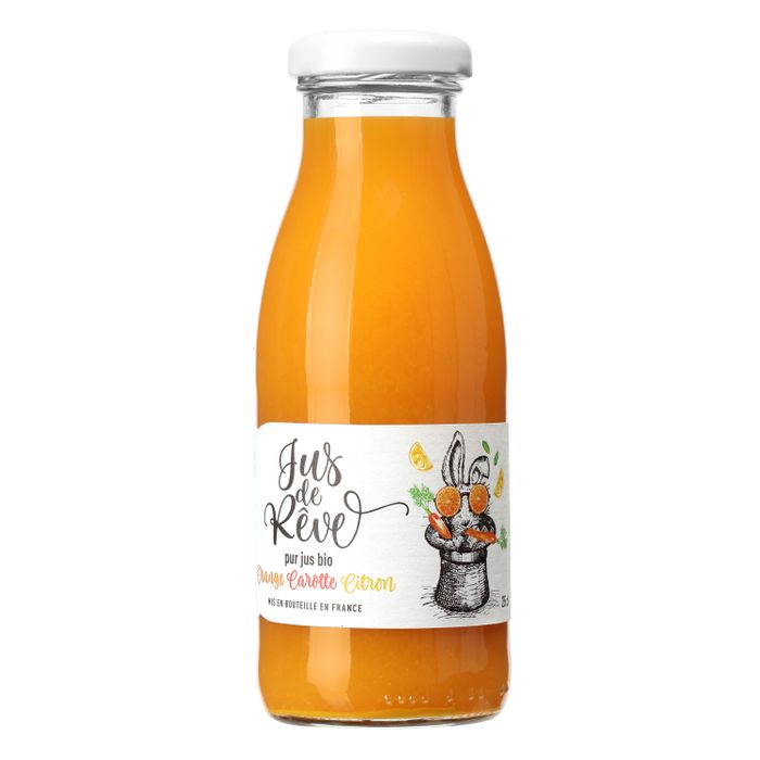 Pur jus de fruits Jus de Rêve   Ace Orange Carotte Citron Bio