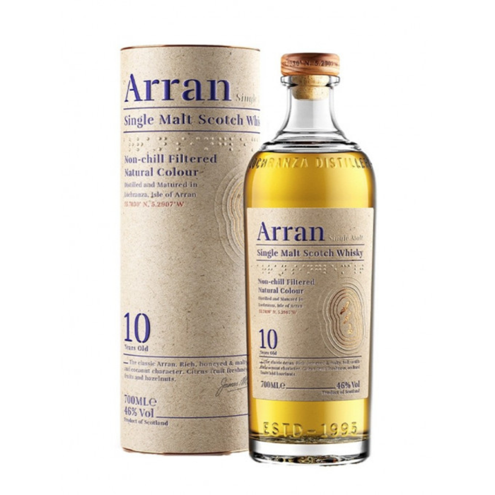 Single Malt Whisky Arran   10 ans 46°