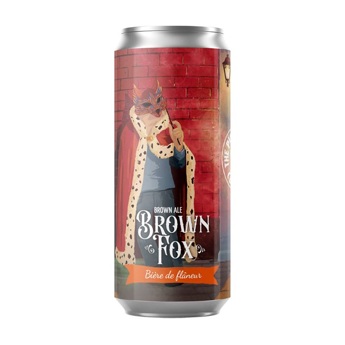Bière Brown Ale Piggy Brown Fox Ambrée 5°
