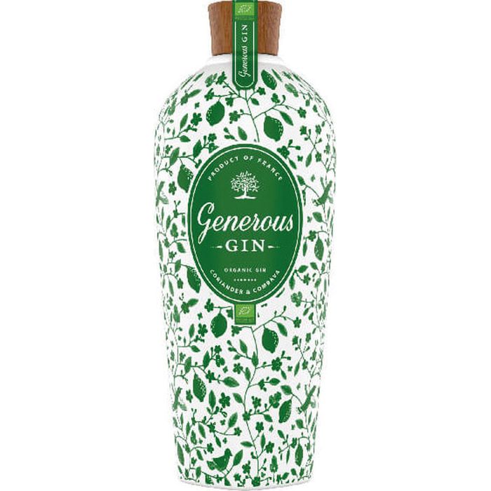 Gin français Generous Organic 44° Bio