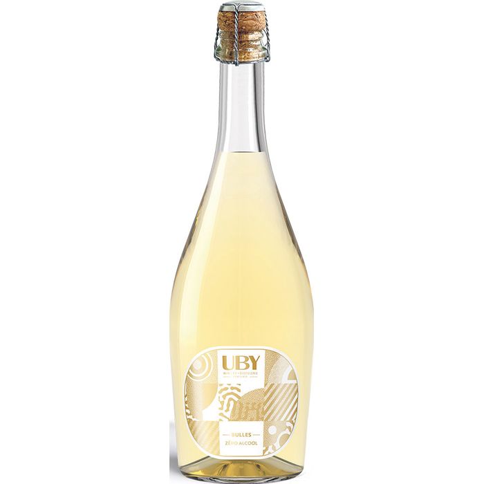 Vin désalcoolisé Blanc Uby Zero Alcool Bulles