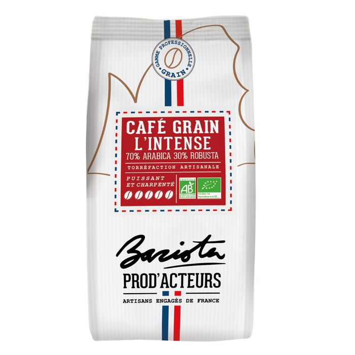 Café en grain Prod'Acteurs Barista L'Intense 70/30 Bio