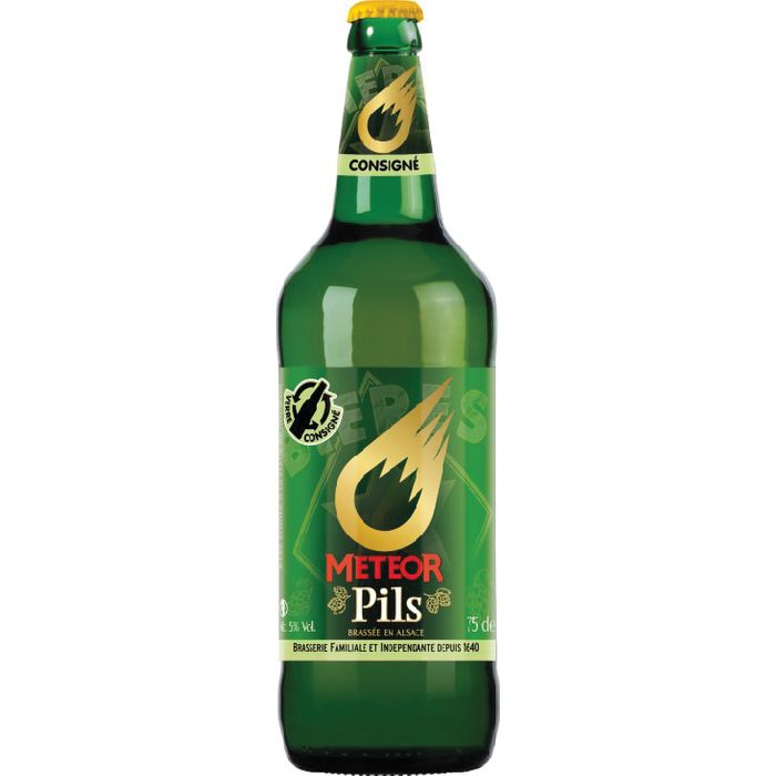 Bière Pilsner Meteor Pils Blonde 5°