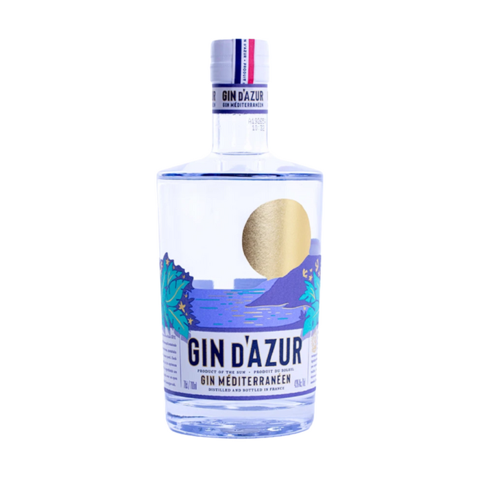 Gin français Gin d'Azur   43° Bio