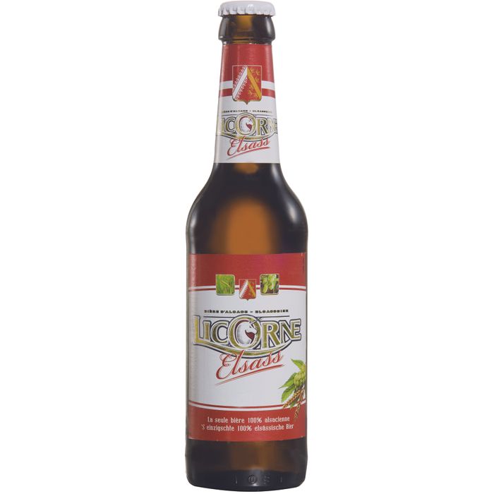 Bière Pale Lager Licorne Elsass Blonde 5.5°