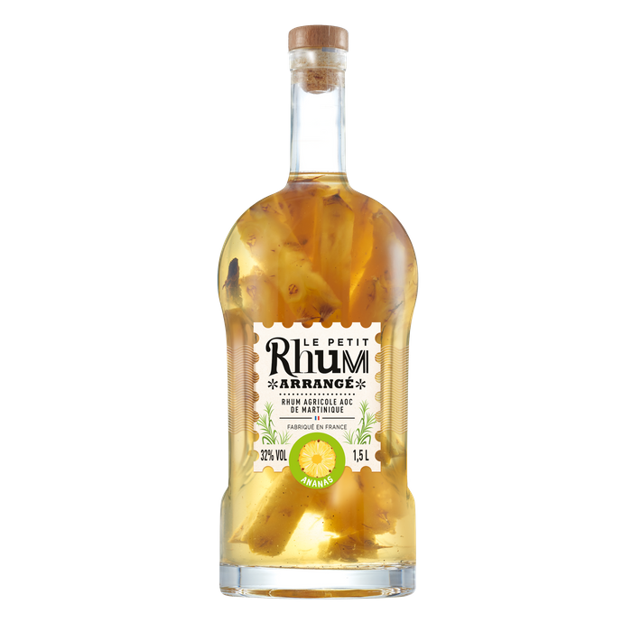Boisson spiritueuse à base de Rhum Petit Rhum Arrange   Ananas 32°
