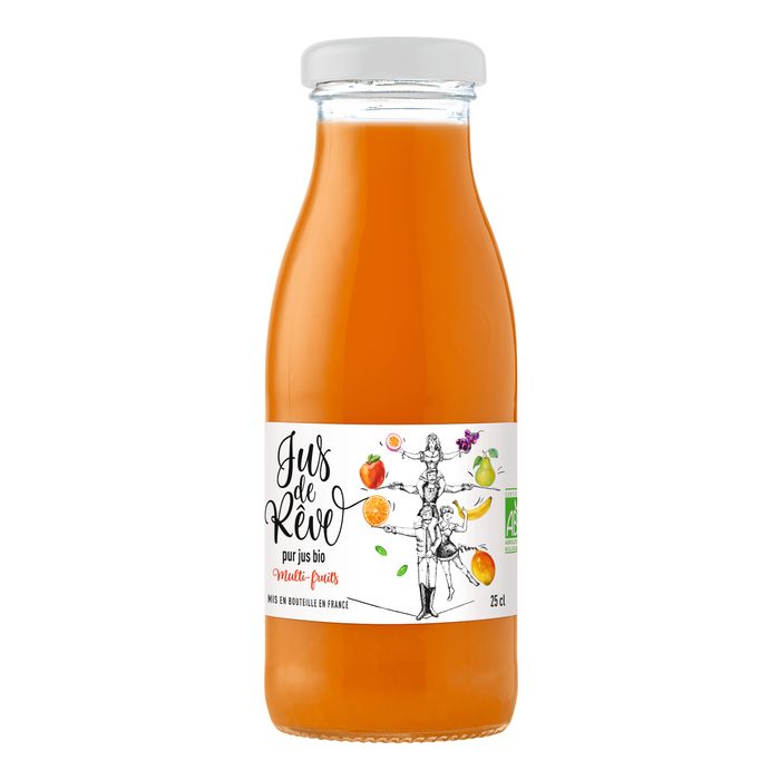 Pur jus de fruits Jus de Rêve   Multifruits Bio