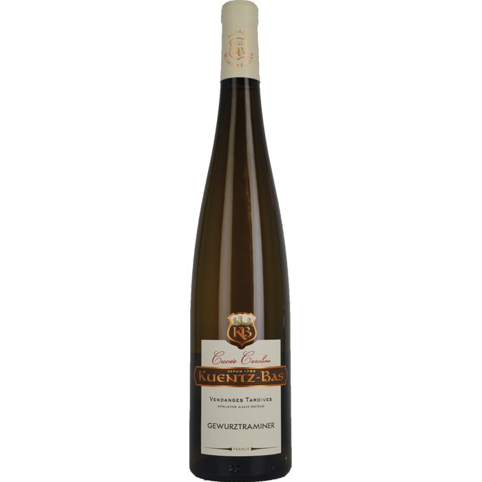 AOP Alsace Blanc Domaine Kuentz Bas Gewurztraminer Caroline Vendanges Tardives Bio 2022