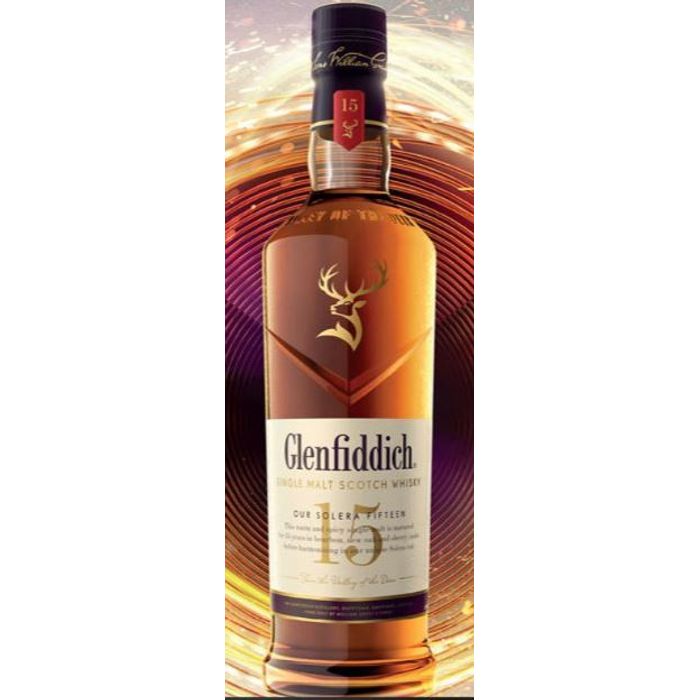 Single Malt Whisky Glenfiddich Solera 15 ans 40°