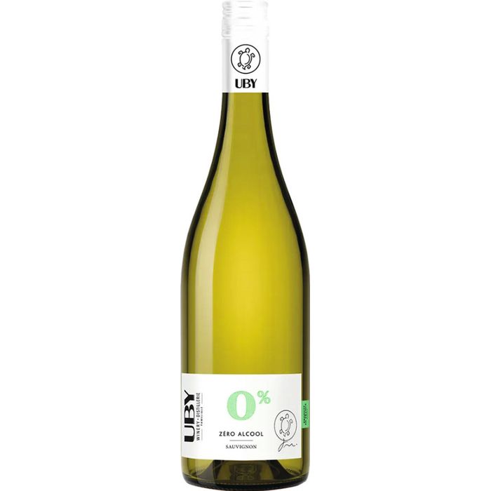 Vin désalcoolisé Sec Blanc Uby Sauvignon 0% Zero Alcool