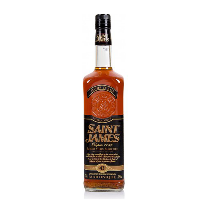 Rhum Vieux Agricole St James   Hors d'âge 43°
