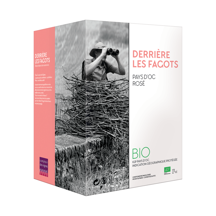 IGP Pays d'Oc Rosé Derriere Les Fagots   Bio 2023