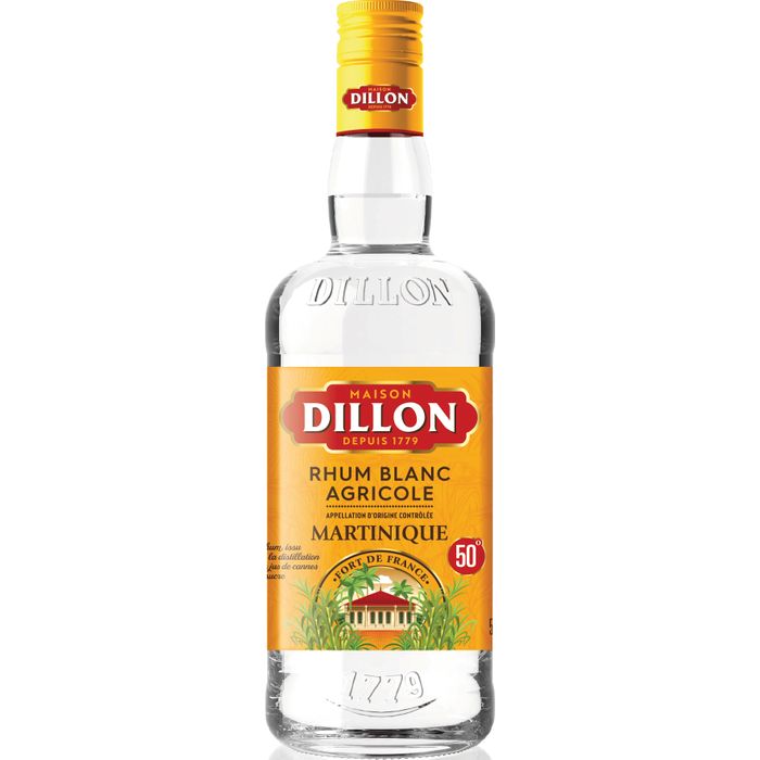 Rhum Blanc Agricole Dillon   50°
