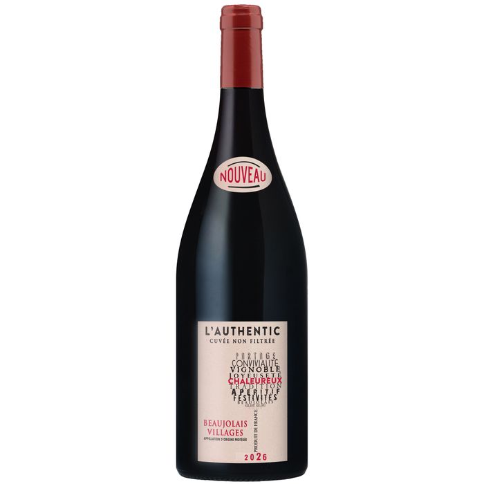 AOP Beaujolais villages Rouge L'Authentic