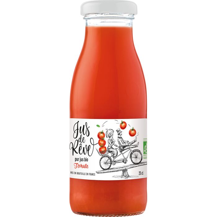 Pur jus de fruits Jus de Rêve   Tomate Bio