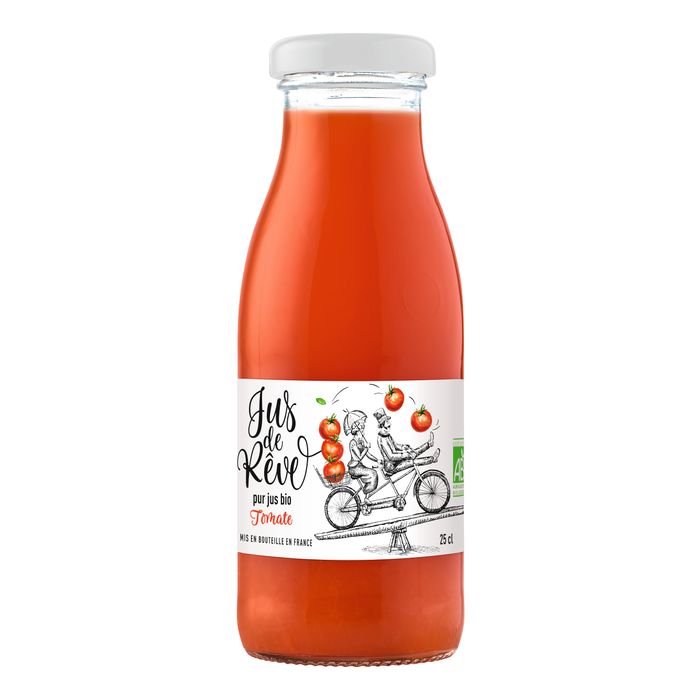 Pur jus de fruits Jus de Rêve   Tomate Bio