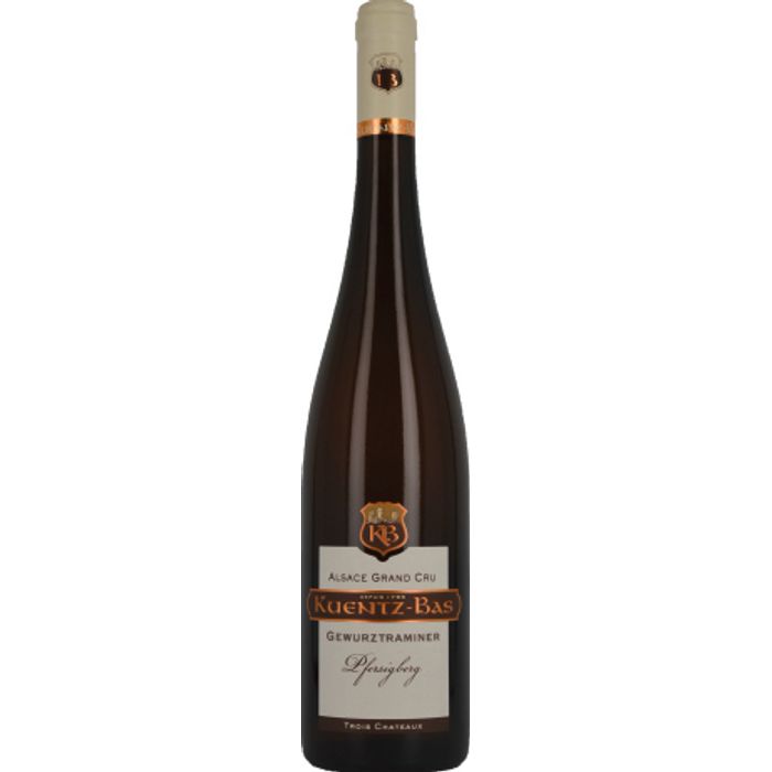 AOP Alsace grand cru Moelleux Blanc Trois Chateaux Gewurztraminer Pfersigberg Bio 2018