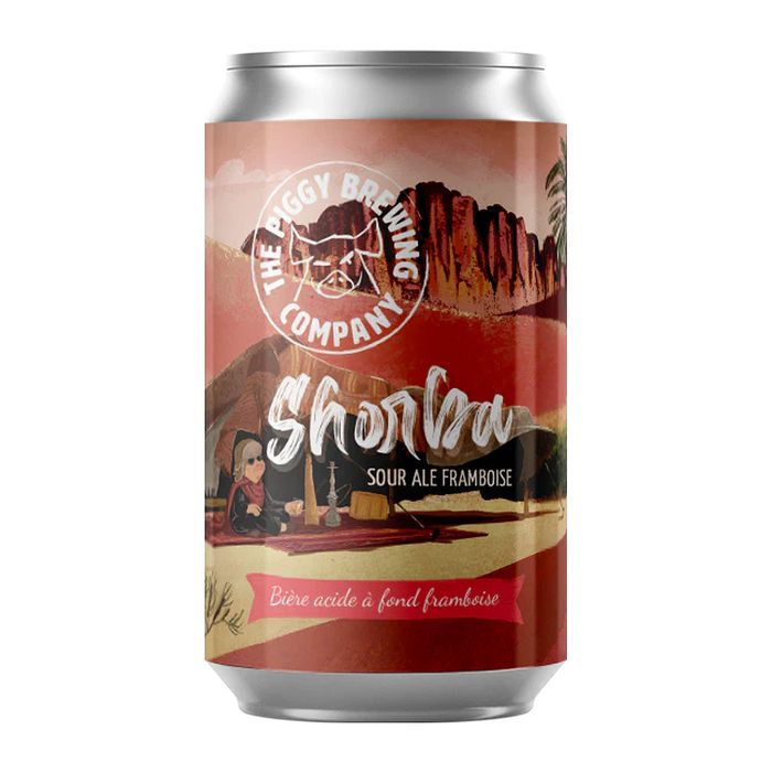 Bière Fruitée Piggy Shorba Framboise Rubis 4.2°