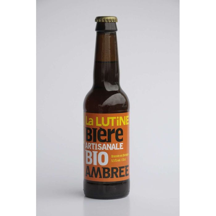 Bière Amber Ale La Lutine   Ambrée Bio 5.5°
