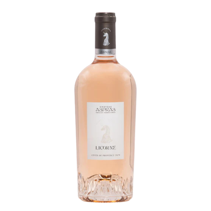 AOP Côtes de Provence Sec Rosé Domaine des Aspras Licorne Bio 2025
