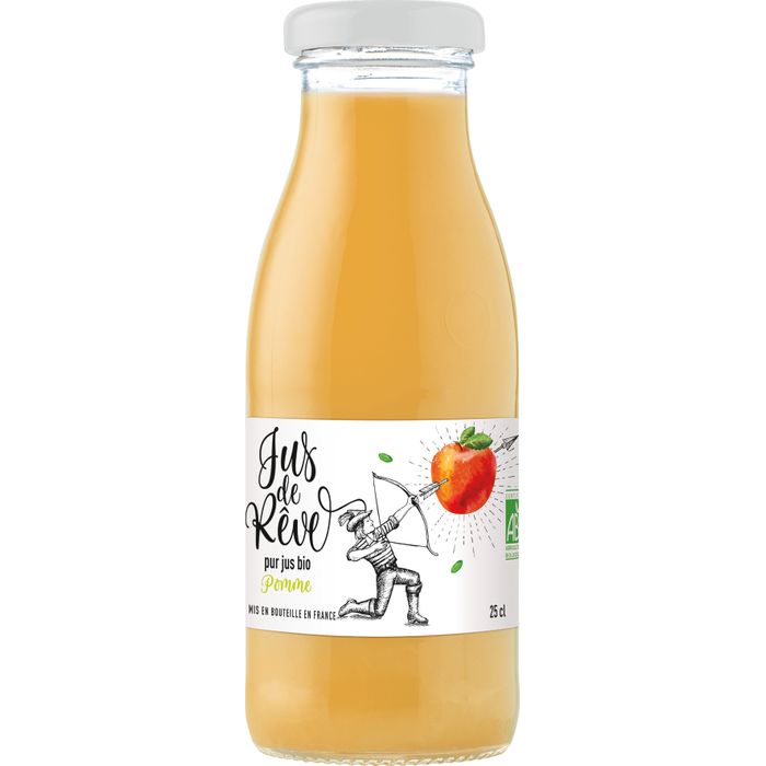 Pur jus de fruits Jus de Rêve   Pomme Bio