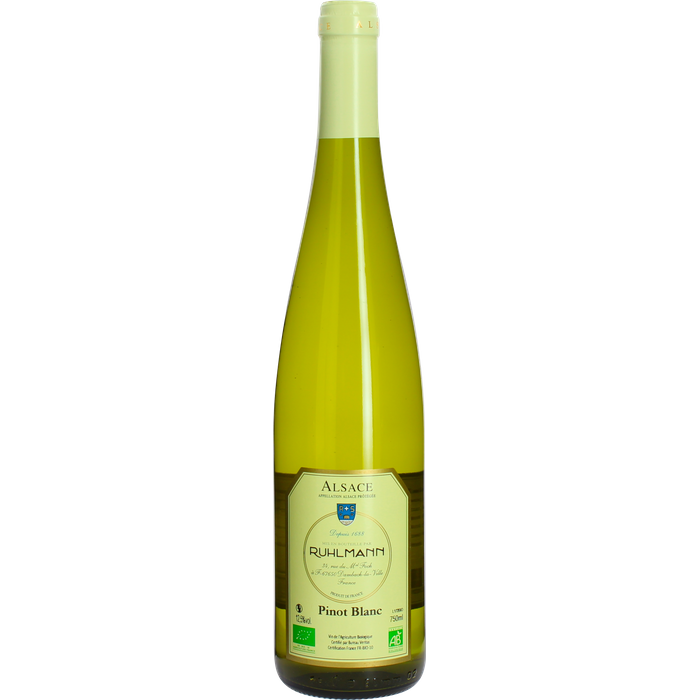 AOP Alsace Blanc Ruhlmann Pinot Blanc Bio 2022