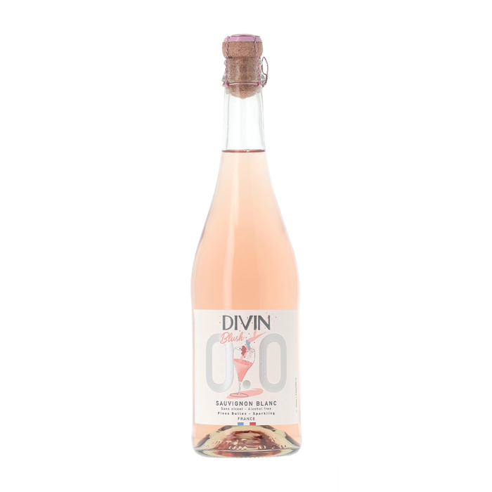 Val de Loire Rosé Divin 0.0 Blush Sauvignon Blanc Fines Bulles
