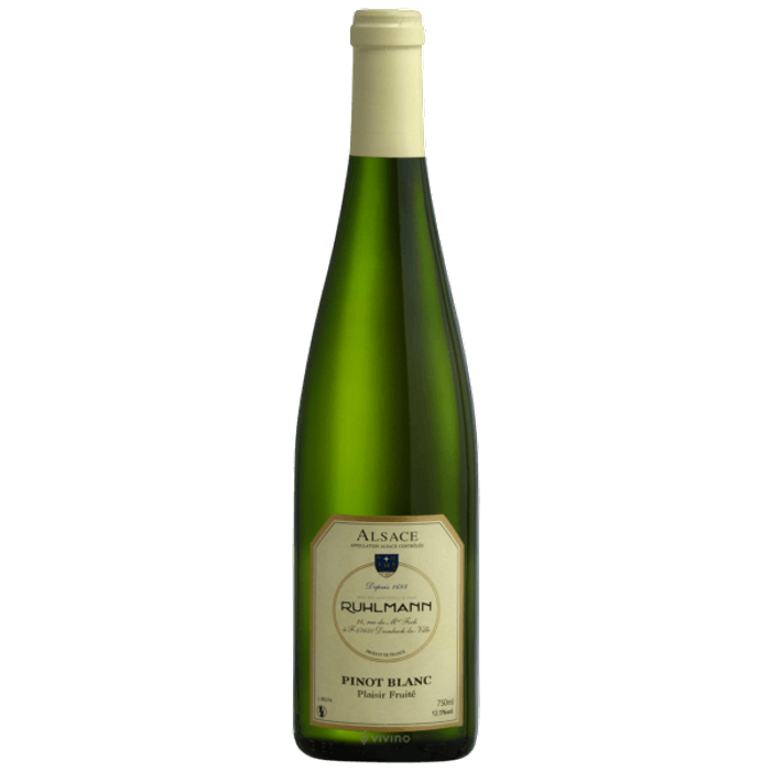 AOP Alsace Blanc Ruhlmann Pinot Blanc Bio 2017