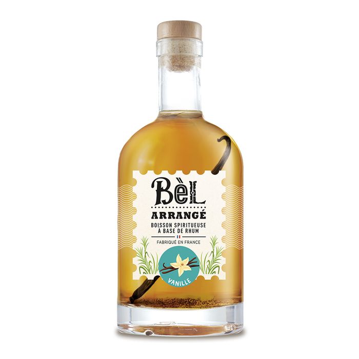 Boisson spiritueuse à base de Rhum Bèl Arrange   Vanille 32°
